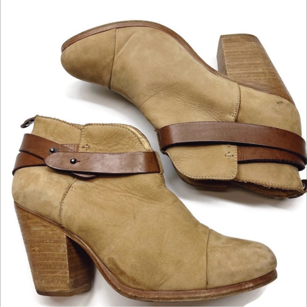 Rag & Bone Harrow Heeled Booties  size 9